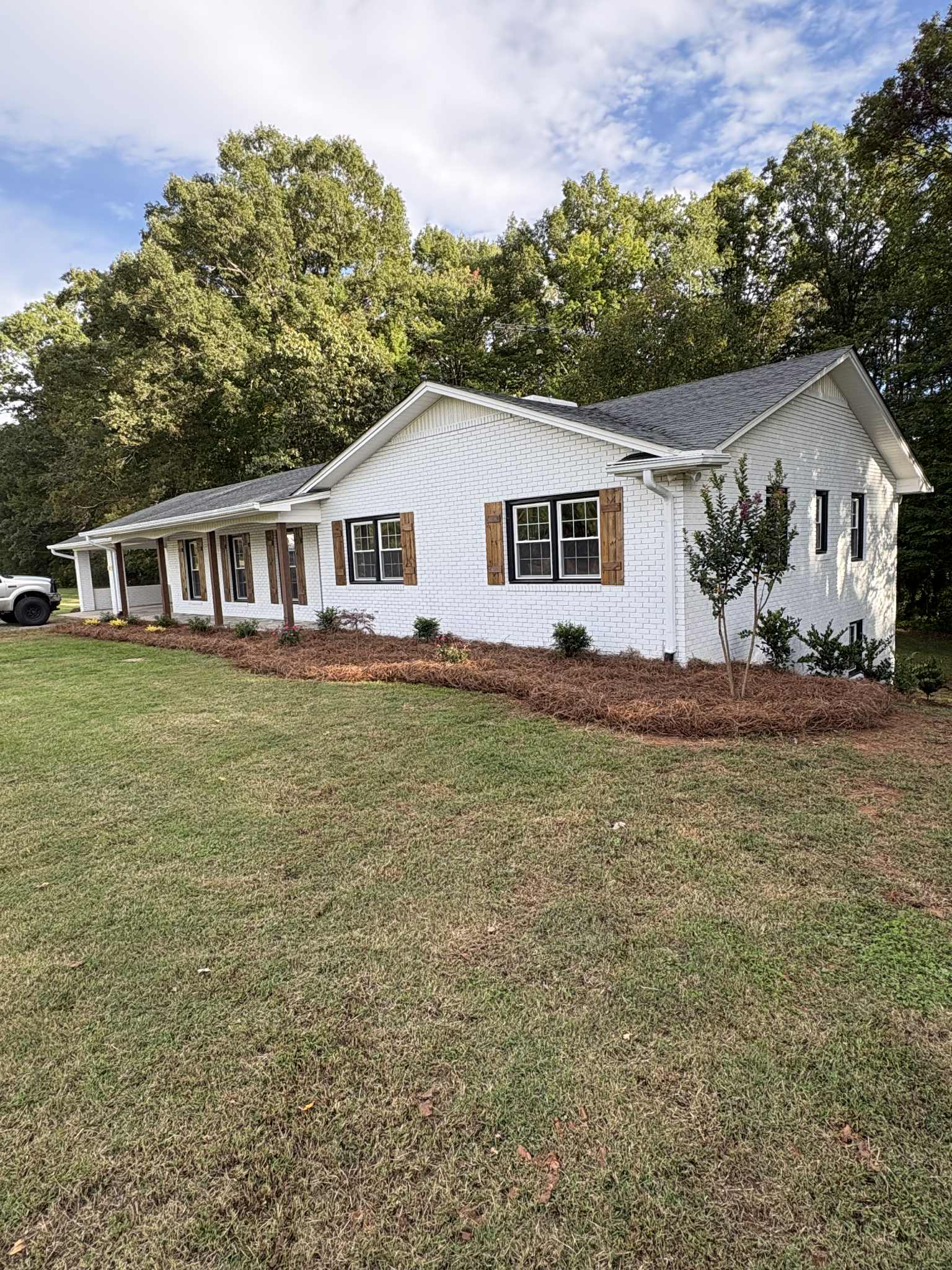 Complete Landscape transformation in East Bend, N.C.